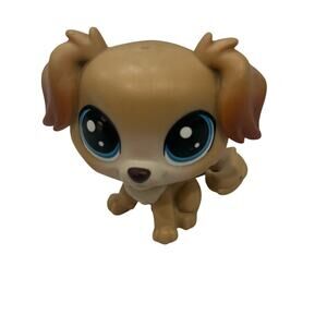 Authentic LPS Littlest Pet Shop #2-93 Austin Goldenpup Tan Brown Retriever Dog